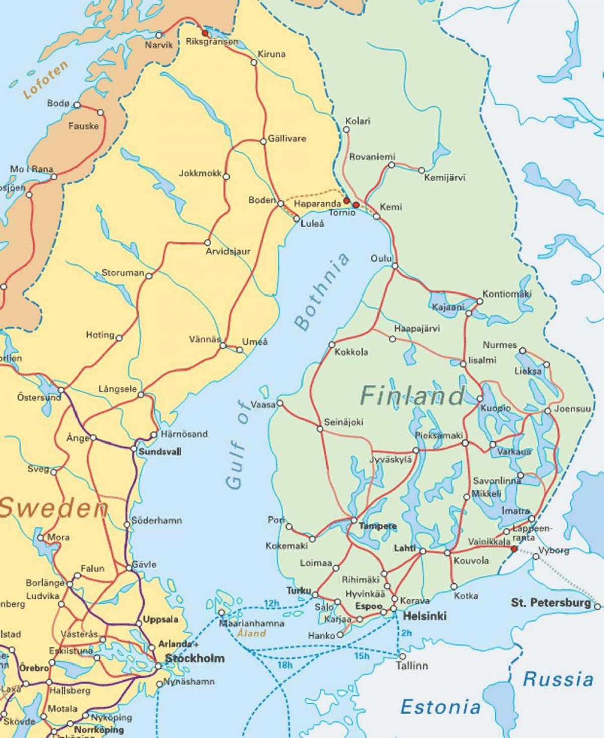 Soome rongi kaart