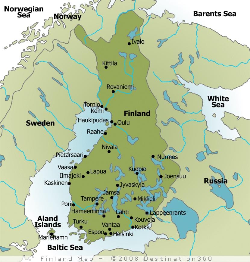 Kaart telkimine Soome