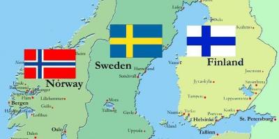 Soome kaardil maailma